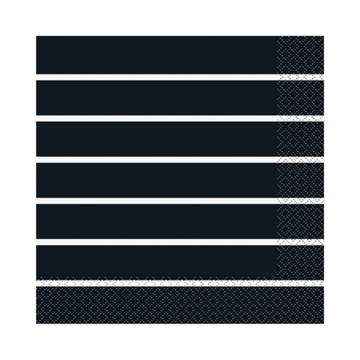 [P06.35472] Serv. Gde Striped Black 16pz
