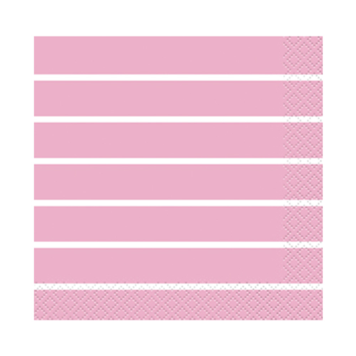 [P06.39772] Serv. Gde Striped Lovely Pink 16pz