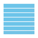 Serv. Gde Striped Powder Blue 16pz