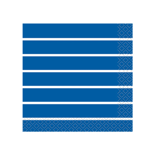 [P06.39702] Serv. Gde Striped Royal Blue 16pz