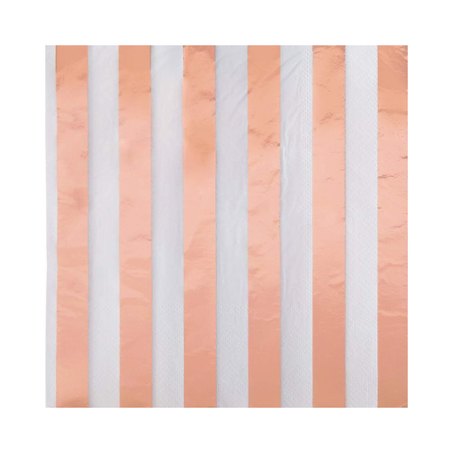 [P06.53272] Serv. Gde Foil Rose Gold 16pz