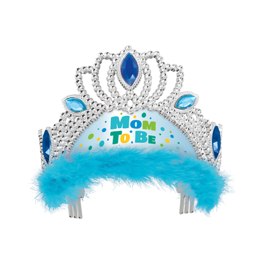 [P06.13915] Tiara Blue Hearts Baby Shower