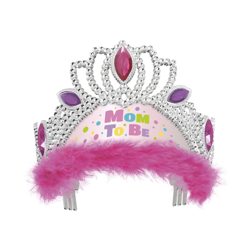 [P06.13914] Tiara Pink Hearts Baby Shower