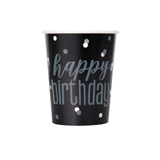 [P06.83588] Glitz Black Vaso 9oz HBD