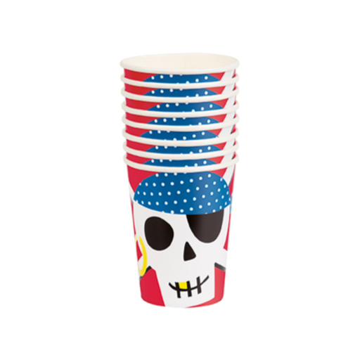 [P06.78416] Vaso 9oz  Ahoy Pirate C/8