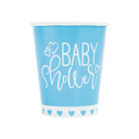 Vaso 9oz 9 Blue Hearts Baby Shower 8pz