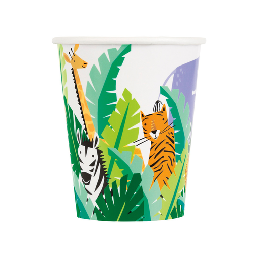 [P06.78356] Vaso 9oz Animal Safari C/8