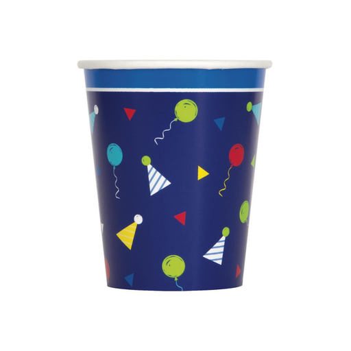 [P06.74736] Vaso 9oz Peppy Birthday C/8