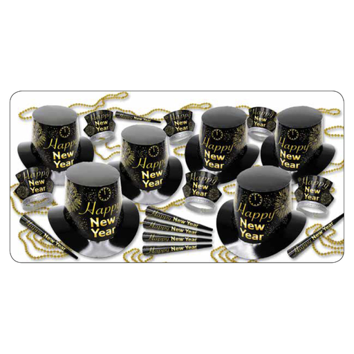 [447-50] 447-50 Gold Fireburst Party Kit