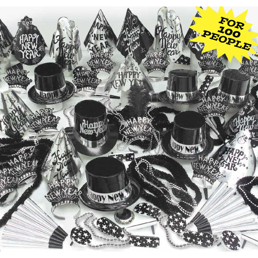 [807-100] 807-100 Silver Sensation Party Kit for 100