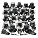 817-100 Silver Fireburst Party Kit for 100