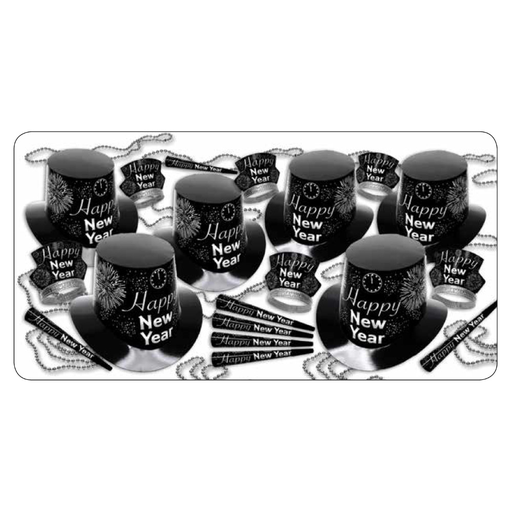 [448-50] 448-50 Silver Fireburst Party Kit