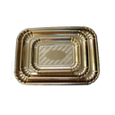 Charola Metálica Dorada Gde