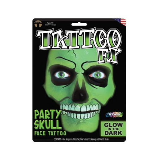 [P21.PS609] Party Skull - Glow In The Dark