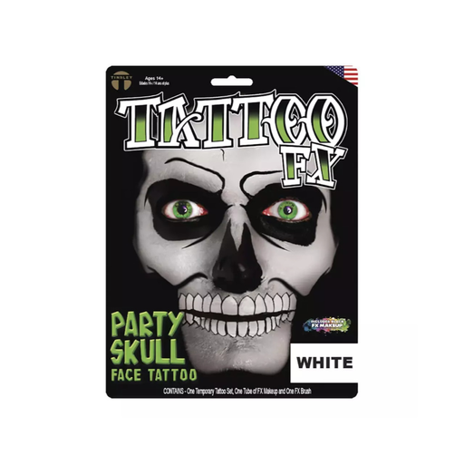 [P21.PS605] Party Skull - White