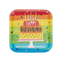 Plato 7 Hoppin Birthday Cake 8pz