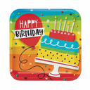 Plato 9 Hoppin Birthday Cake 8pz