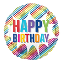 HBD Striped Burst 28"