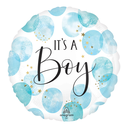 Baby Girl Blue Watercolor 28"