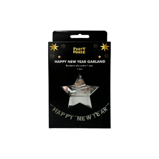 [P08.608383] Banderín Año Nuevo Plata