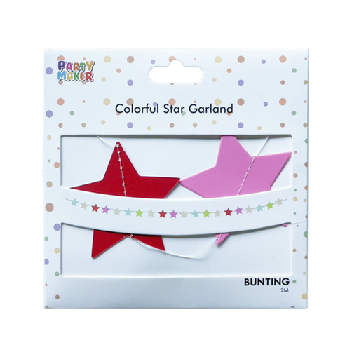 [P08.608318] Banderín Estrellas Coloridas