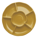 Charola Redonda Oro C/3