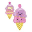 HB255 Globo 36" Nieve Doble Kawai