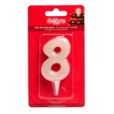 Vela #8 Fluorescente 6cm