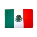 Bandera Mexico Ch.(43x29.5cm)