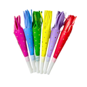Trompetas de Papel de Colores 6pz