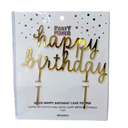 Topper HBday Dorado