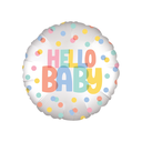 BSH007 Globo 18" Satin Hello Baby