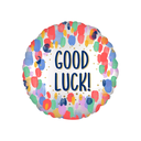 EVD001 Globo 18" Satin Painterly Dots Good Luck