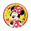 Plato 7 Minnie Mouse Roja 6pz