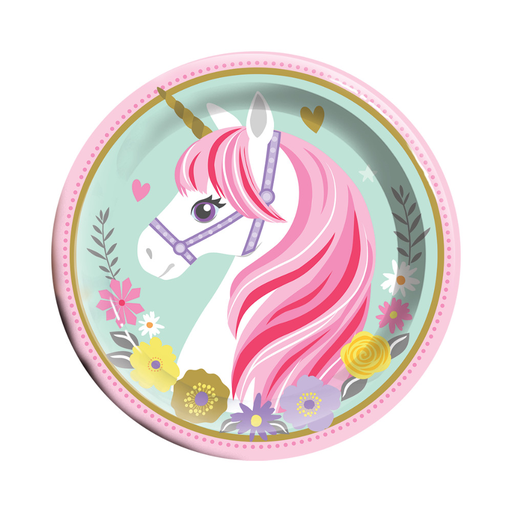 [P01.435G/707] Plato 7 Unicornio 6pz
