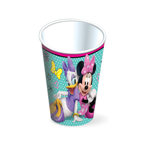 [P01.420/691] Vaso 9oz Minnie Mouse Rosa 6pz