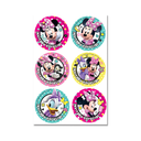 Distintivo Minnie Mouse Rosa 24pz