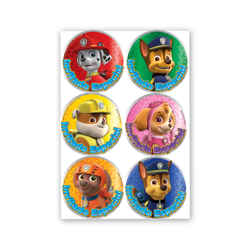 [P01.130/600] Distintivo Paw Patrol Niño C/24