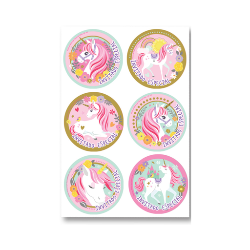 [P01.130G/707] Distintivo Unicornio 24pz