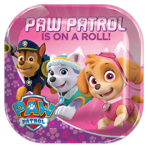 [P01.432/683] Plato 9 Paw Patrol Niña 6pz