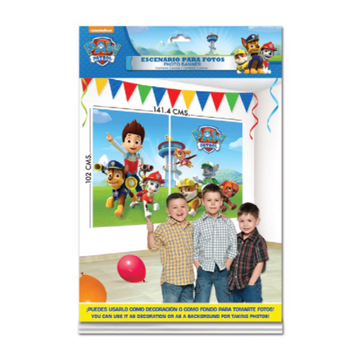[P01.425/727] Photo Banner Paw Patrol Niño