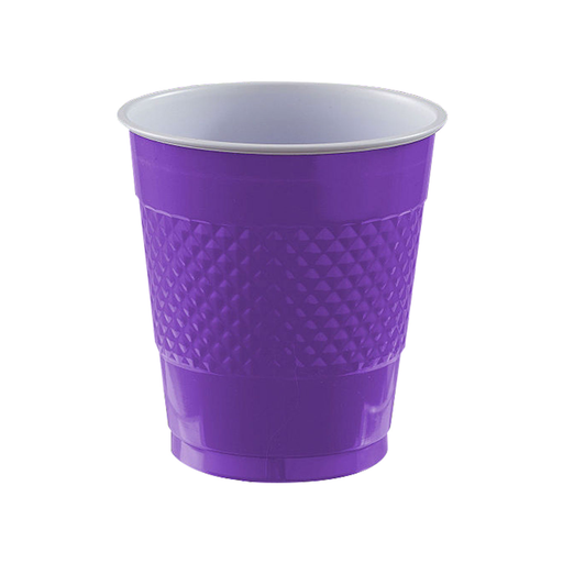 [P02.8885/11] Vaso Plastico 12oz Morado C/20