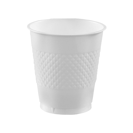 [P02.8885/2] Vaso Plastico 12oz Blanco C/20