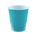Vaso Plastico 12oz Azul Caribe C/20