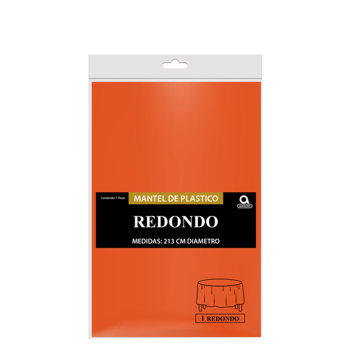 [P02.8870/5] Mantel Redondo Naranja