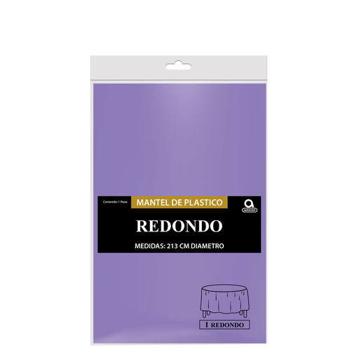 [P02.8870/10] Mantel Redondo Lavanda
