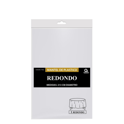 [P02.8870/2] Mantel Redondo Blanco