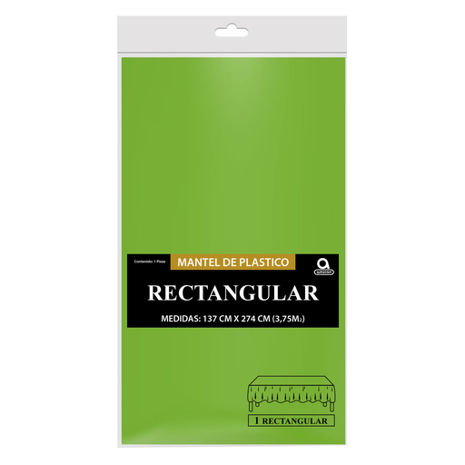 [P02.8869/16] Mantel Rectangular Verde Kiwi