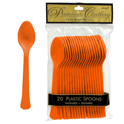 [P02.8892/5] Cucharas Naranja C/20