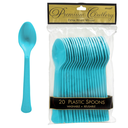 Cucharas Azul Caribe C/20